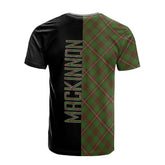 MacKinnon Hunting Modern Tartan T-Shirt Half of Me - Cross Style